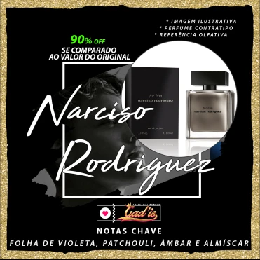 Perfume Similar Gadis 490 Inspirado em Narciso Rodriguez For Him Contratipo
